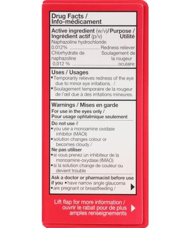 Clear Eyes Eye Drops for Dry Eyes & Redness Relief - 1 Count (15 ml) - Effective Eye Treatment for Reducing Redness - Buy Online on GoSupps.com