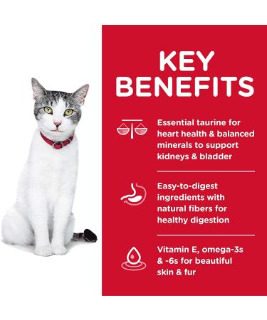Hill's Science Diet Dry Cat Food Adult 11+ for Senior Cats Chicken Recipe 7lb - Pack of 1 - Buy Online on GoSupps.com