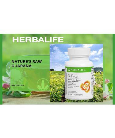 N-R-G Nature's Raw Guarana 60 Tablets - Gluten-Free Energy Boost Supplement - Buy Online on GoSupps.com