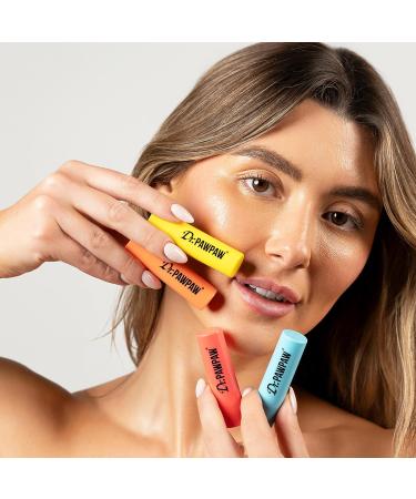 Dr. PawPaw Original and Tropical Balms - Hydrating Lip Balm Moisturizers with Aloe Vera for Deep Nourishment - Castor Oil Enriched - 4 pc Original and Tropical 4 Count (Pack of 1) - Buy Online on GoSupps.com