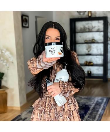 Redist Garlic Hair Care Mask 500ml | Intensive Repairing Treatment for Dry Damaged Hair | Nourishing Garlic Hair Mask for Optimal Hydration - Buy Online on GoSupps.com