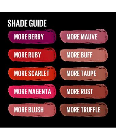 Maybelline Color Sensational Ultimatte Matte Lipstick in More Mauve - Intense Color Pigment - Non-Drying Formula - 0.06 Ounce - Buy Online on GoSupps.com
