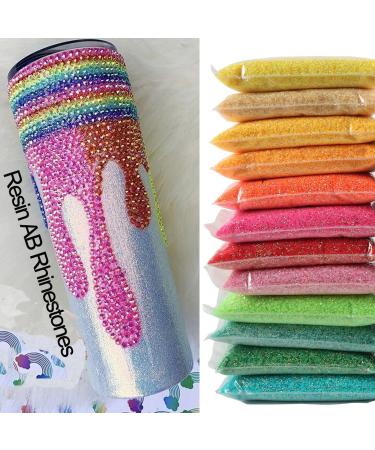 25000pcs 4mm Resin Rhinestone Flatback Round AB Jelly Color Rhinestones - Black | Perfect for Nail Art, Makeup, Crafts & DIY Supplies - Buy Online on GoSupps.com
