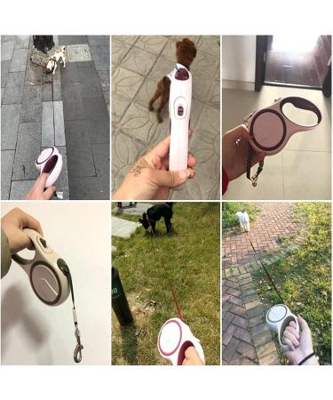 Hycyyfc Roller Linen Dog Leash 3m/5m - Adjustable Comfortable Handle for Small & Large Dogs - Robust Training Line in Purple - Buy Online on GoSupps.com
