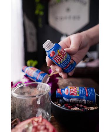Vitamin Energy B12 Shots Acai Pomegranate Flavor - 12 Pack, 1.93 Fl Oz Each - Up to 7 Hours of Energy - Buy Online on GoSupps.com