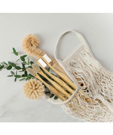 Eco-Friendly Bamboo Toothbrushes | Organic Soft Bristles | Biodegradable Family Pack of 8 | BPA-Free - Buy Online on GoSupps.com