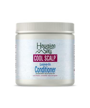 Hawaiian Silky Cool Scalp Leave-In Conditioner Cream 16 fl oz - Locks in Moisture - Anti-Breakage - Repairs Dry & Damaged Hair