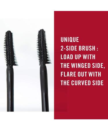 Rimmel Wow Wings Mascara Extreme Black 0.4 Fl Oz - Dermatologist & Ophthalmologist Tested - Buy Online on GoSupps.com