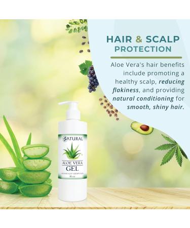 Aloe Vera Gel 32oz - Natural Moisturizing & Soothing Gel for Skin | International Shipping Available - Buy Online on GoSupps.com
