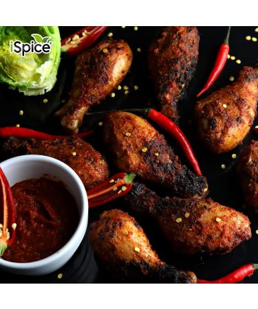 iSpice Peri Peri Seasoning - World Flavor Super Spice Blend | All Natural | Ready to Use | No Preparation Needed - Buy Online on GoSupps.com