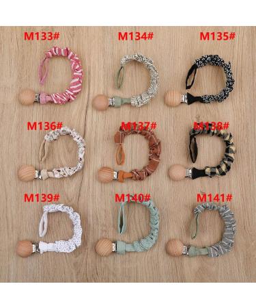 OKwife Baby Infant Cotton Pacifier Clip | Teething Soother & Chew Dummy Chain for Newborns - International Shipping Available - Buy Online on GoSupps.com