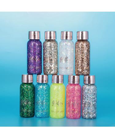 GL-TURELIFES Mermaid Chunky Glitter Gel - Long Lasting Festival Cosmetics for Face Hair & Nails - 30g Ros gold - Buy Online on GoSupps.com