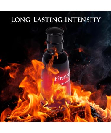 Firenight for Men Eau De Parfum 3.4 fl Oz- Top notes of Nutmeg Flower Lavender Cedar Chamomile Mandarin Orange Hawthorn Bergamot & Lemon - Citrus Cologne for Day & Night Use Elegant 100ml Bottle - Buy Online on GoSupps.com