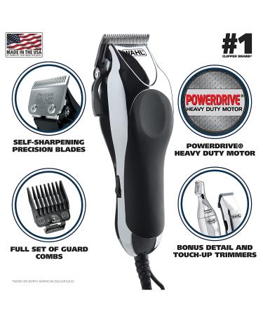 Wahl Home Barber Kit 30 Piece - Model 79524-3001P: Electric Clipper and Trimmer for Professional Style Haircutting - Buy Online on GoSupps.com
