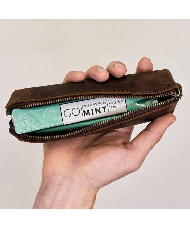 GO Mouthwash Packets - Single Size Liquid Mint Travel Mouthwash (20 Pack) - Fresh Breath On-The-Go, Airline Friendly & Airbnb Essential - Buy Online on GoSupps.com