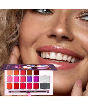 Lipstick Palette Lip Gloss Palette 18 Colors Makeup Lip Gloss Palette - Mothers Day Cosmetics Long Lasting Clothes For Performance Short - Buy Online on GoSupps.com