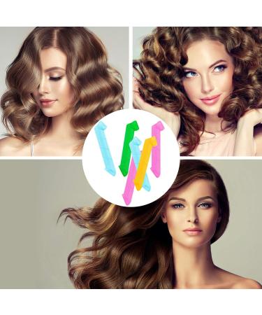 BUPOGAKE Heatless Hair Curler Kit 28 Pieces Spiral Hair Curlers Magic Hair Rollers Hair Styling Rollers Tools with 6 Pieces Styling Hooks Spiral Hair Rollers (4 Colors) - Buy Online on GoSupps.com
