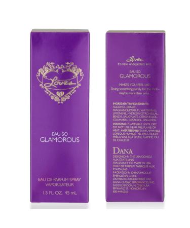 Love's Eau So Glamorous by Dana Eau De Parfum Spray 1.5 oz for Women Aloe Vera 1 Fl Oz (Pack of 1) - Buy Online on GoSupps.com
