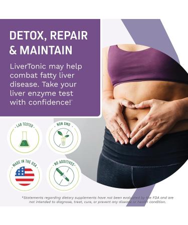 Keto Detox Bundle: Livertonic & Apple Cider Vinegar | Liver Cleanse & Fatty Liver Repair Formula with Milk Thistle | Fat Burner & Weight Loss Supplement | 120 Vegan Capsules - Buy Online on GoSupps.com