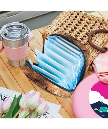 King Lion Wildlife Menstruation Pad Bag Zippered Women's Napkin & Tampon Storage | Stylish Collective Bags for Girls - Buy Online on GoSupps.com