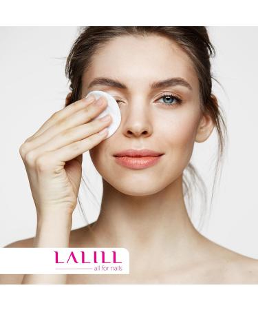 Lalill Cotton Pads - Lint-Free 1200 Count | Effective Facial Cleaning for Sensitive Skin | Cosmetic Pads in White Bag - Buy Online on GoSupps.com