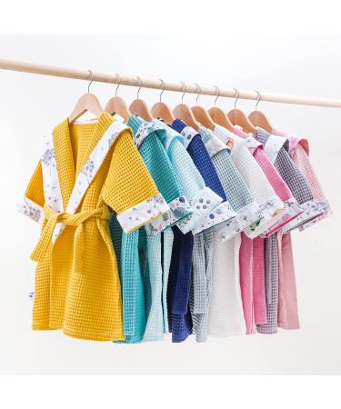 Pepi 100% Cotton Children's Bathrobe - Unisex Baby Bathrobe with Hood in Blue Bear Design - Made in Poland - Buy Online on GoSupps.com