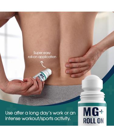 MARS WELLNESS MG+ Cooling Roll on Pain Relief (3 oz) - Fast Acting 5% Menthol & Arnica Roll-On for Aches, Sore Muscles - Magnesium Infused - Topical Pain Relief - 1 Pack - Buy Online on GoSupps.com