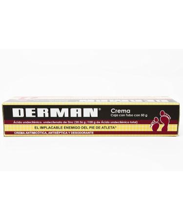 Derman Foot Cream 1.76 Ounce - Moisturizing and Nourishing Formula - Buy Online on GoSupps.com
