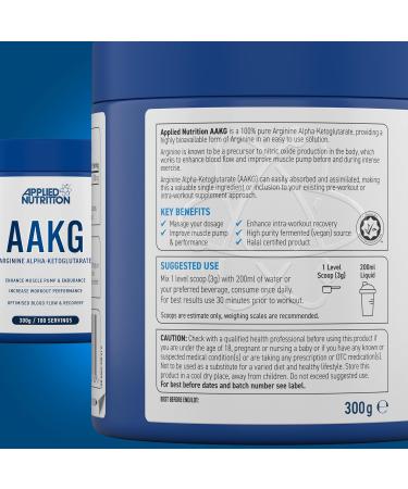 Applied Nutrition Aakg 300G - Buy Online on GoSupps.com