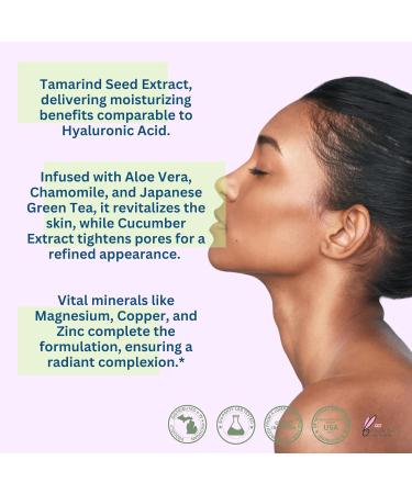 Deme-Dew Japanese Green Tea Facial Toner | Plant-Based Cucumber Chamomile & Aloe Vera | Made in USA | Hydrating & Nourishing Skincare - Buy Online on GoSupps.com