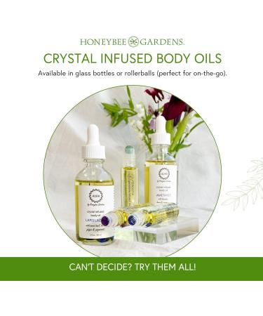 Honeybee Gardens Crystal Infused Body Oil, Clear Quartz, Organic, Moisturizing, Non-Greasy, for All Skin Types, 2 Fl Oz 2 Fl Oz (Pack of 1) - Buy Online on GoSupps.com