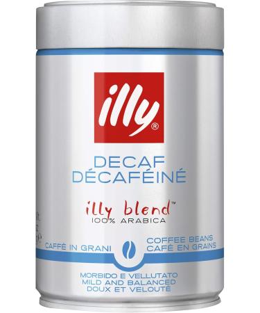 illy Decaffeinated Whole Bean Coffee (Medium Roast Green Top) 8.8-Ounce Tins Pack of 2 - Buy Online on GoSupps.com