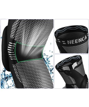 NEENCA Knee Support - Compressed Knee Band with Gel Pads & Stabilizers for Joint Pain Relief ACL Recovery Arthritis Meniscus Tear - Medical Protector for Running - Black XL - Buy Online on GoSupps.com