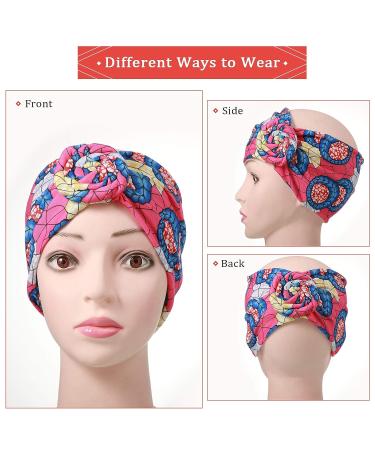 Willbond African Headband for Women - 6 Piece Boho Print Hairband for Yoga, Sports & Workouts - Buy Online on GoSupps.com