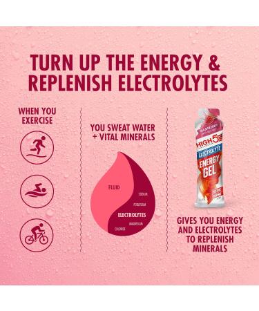  HIGH5 HIGH5 Energy Gel Electrolyte 20 x 60 g Raspberry - Buy Online on GoSupps.com
