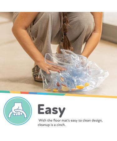 Nuby Floor Mat  Clear Circle  Protect Floors from Spills & Messes  Waterproof  50 - Buy Online on GoSupps.com