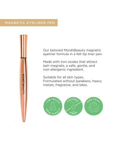 Mon tBeauty Magnetic Eyeliner Pen 5ml - Ultra Precise, Smudge Proof & Long-Lasting - Buy Online on GoSupps.com