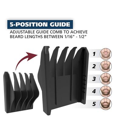 Wahl Cordless Beard Trimmer w EarNoseBrow Trimmer - Buy Online on GoSupps.com