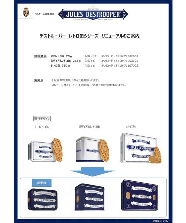Retro Jules Destrooper 350g Gift Box - Buy Online on GoSupps.com