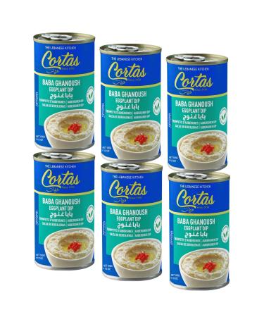 Cortas - Baba Ghanoush Eggplant Dip, 6.5 oz (Pack of 6) - Buy Online on GoSupps.com
