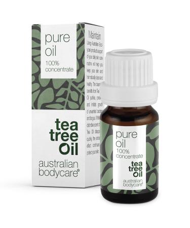 Australian Bodycare 100% Pure Tea Tree Oil 10 ml | Our Tea Tree Oil is Pure and of Pharmaceutical Grade Tea Tree Oil 10 ml (Pack of 1)