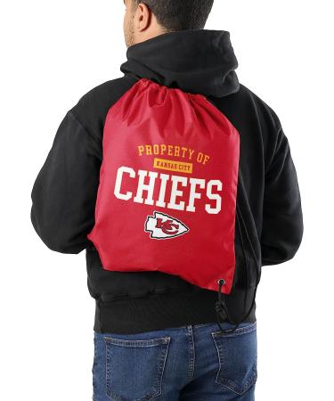 Kansas City Chiefs NFL Property Of Drawstring Backpack - Buy Online on GoSupps.com