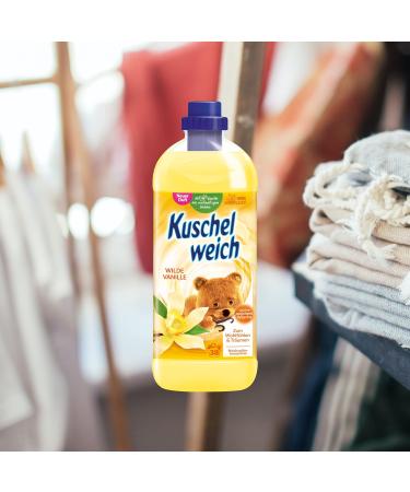 Cuddly Soft Fabric Softener Wild Vanilla - Dermatologically Tested Microplastics Free 1L for 38 Washes - Buy Online on GoSupps.com