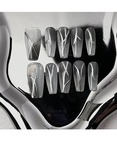 Temperament-enhancing manicure retro metal feeling gradually changing the sky hand-wearing manicure fake nails sticker.(XS) - Buy Online on GoSupps.com