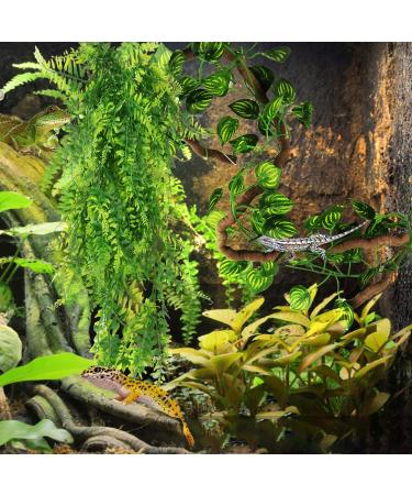 Shop Art Plant Hanging Terrarium Accessories | Quozio Artificial Plants for Reptiles - Ideal for Lizards Snakes & Iguanas - Buy Online on GoSupps.com