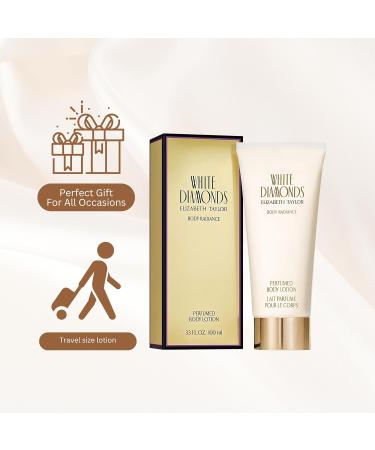 Elizabeth Taylor White Diamonds Women Body Lotion 3.3 oz White Diamonds 3.3 Ounce (Pack of 1) - Buy Online on GoSupps.com