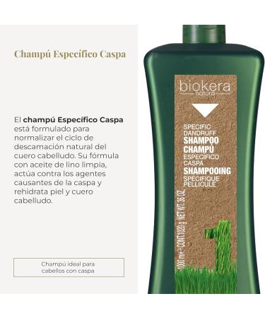 Biokera Natura Salerm Anti-Dandruff Shampoo Biokera Natura 1 L - Buy Online on GoSupps.com