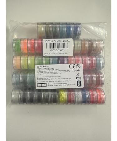Duufin 54 Colors Nail Pigment Powder - Glitter Nail Powder for DIY Nail Art Decoration - Buy Online on GoSupps.com