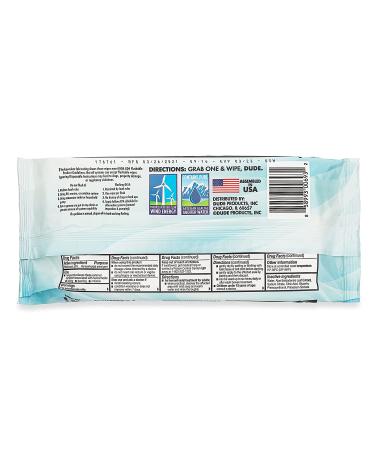 Dude Wipes Medicated Flushable Wipes 3 Pack - 144 Unscented Extra-Large Wipes with Witch Hazel - Septic Safe Medicated Wipes - Buy Online on GoSupps.com