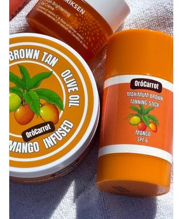 OroCarrot Maximum Brown Tanning Gel: Added Peptide Carrot & Olive Oil (MANGO) - Buy Online on GoSupps.com